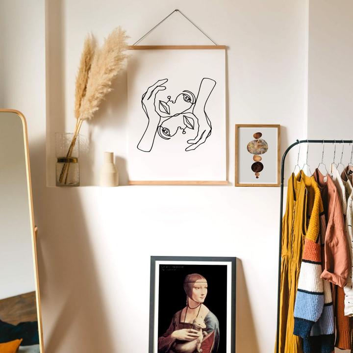 Actual product image Trenddeko da Vinci - The Lady with the Ermine (60 x 90 cm)