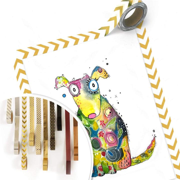 Produktbild Trenddeko Glücklicher Hund (30 x 40 cm)