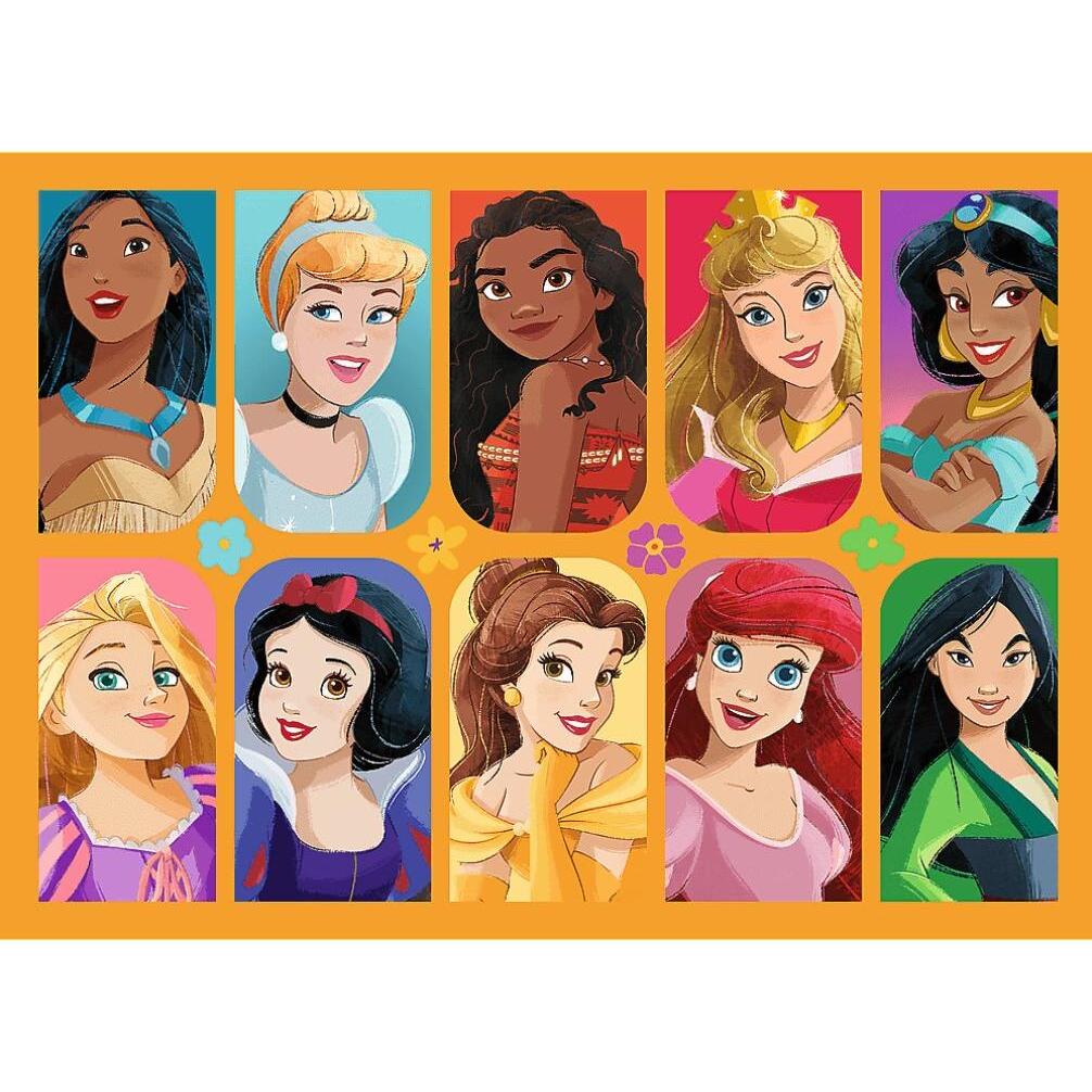 Thumbnail - Trefl 4 in 1 Puzzle - Princess (70 Teile)