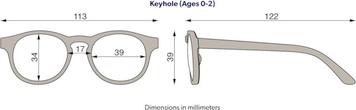 Actual product image Babiators Keyhole