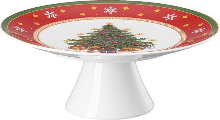 Actual product image Hutschenreuther Cake plate on foot 'Happy Wintertime'