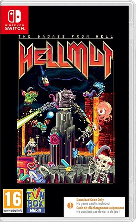 Actual product image FunBox Media Hellmut: The Badass From Hell (Code in a Box) (Switch, Switch Lite, Switch OLED, EN, FR)