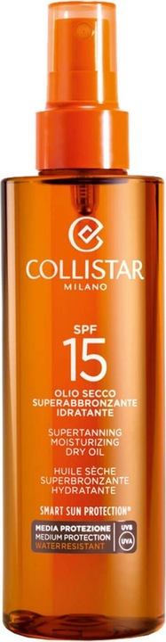 Immagine prodotto Collistar Olio secco superabbronzante Spf 15 (Spray solare, SPF 15, 200 ml, 150 g)