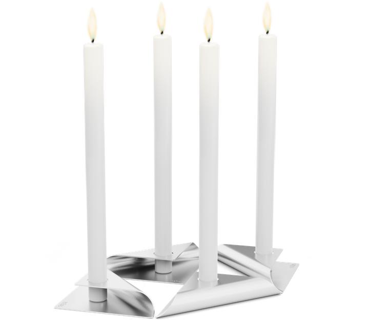 Produktbild Höfats SQUARE CANDLE silber, VE 4