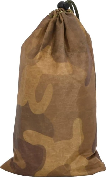 Actual product image VidaXL Camouflage net Bundeswehr army camouflage net hunting deco net storage bag