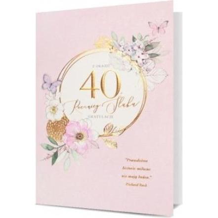 Nuance, Biglietto di auguri + Carta da lettere, Karte B6 Hochzeitstag 40