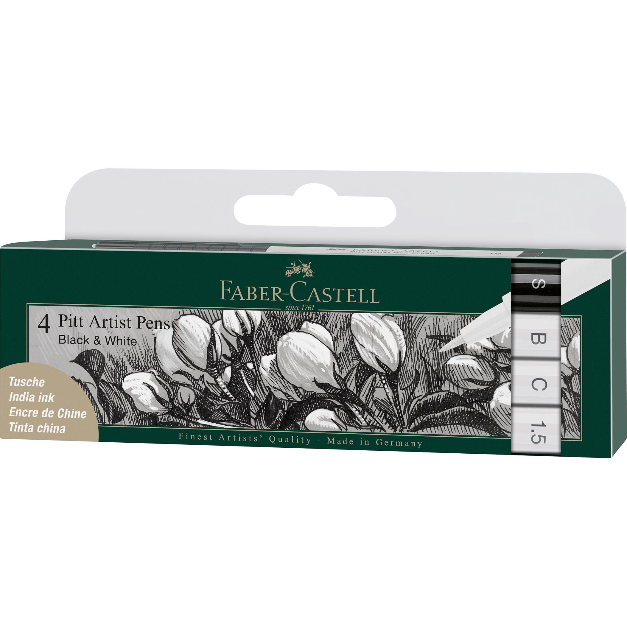Faber-Castell, Malstifte, PITT Artist Pen Tuschezeichne (4x)