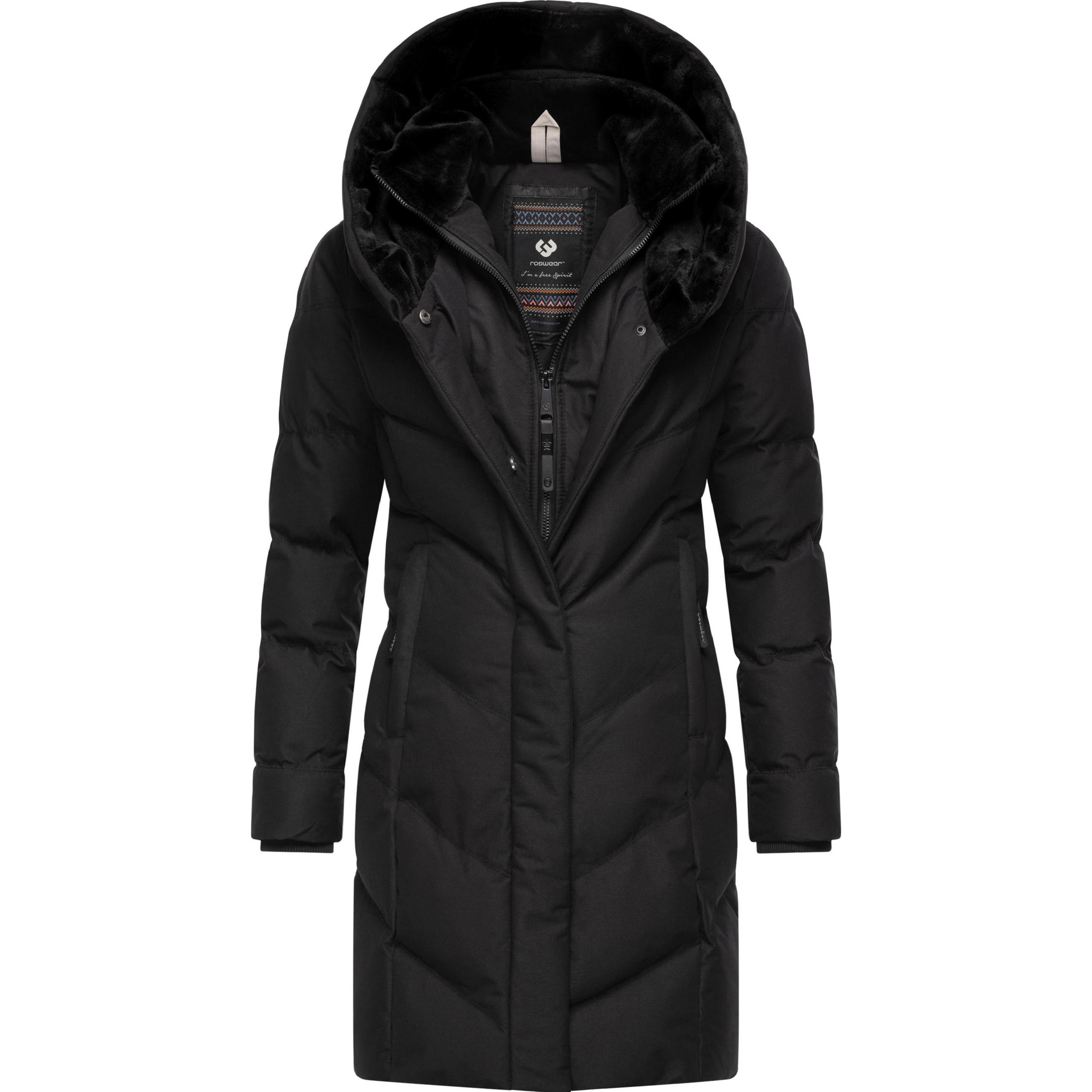 Ragwear, Damen, Jacke, Natalka Cosy (4XL), Schwarz, 4XL