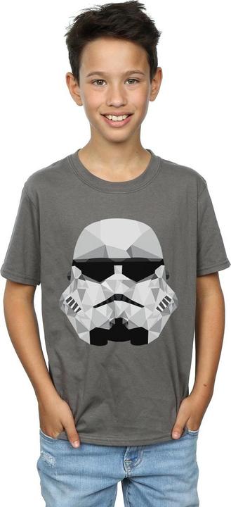 Produktbild Star Wars Stormtrooper Geometric Helmet TShirt Jungen (152, 158)