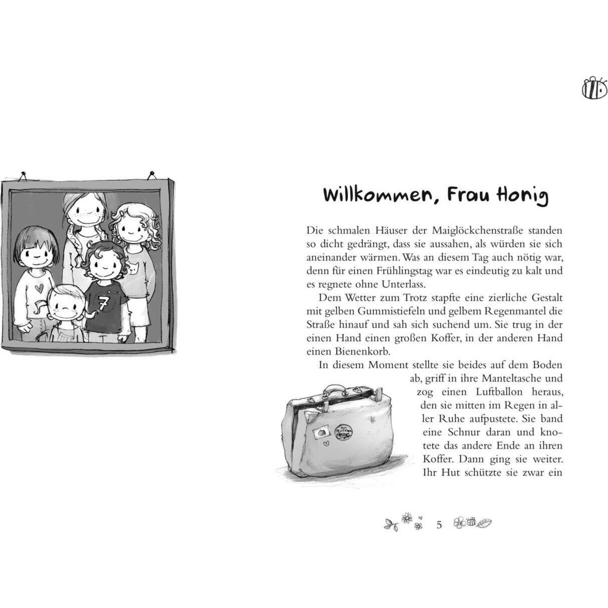 Thumbnail - Frau Honig 2: Und das Glück der kleinen Dinge, Kinderbücher von Sabine Bohlmann, Joëlle Tourlonias