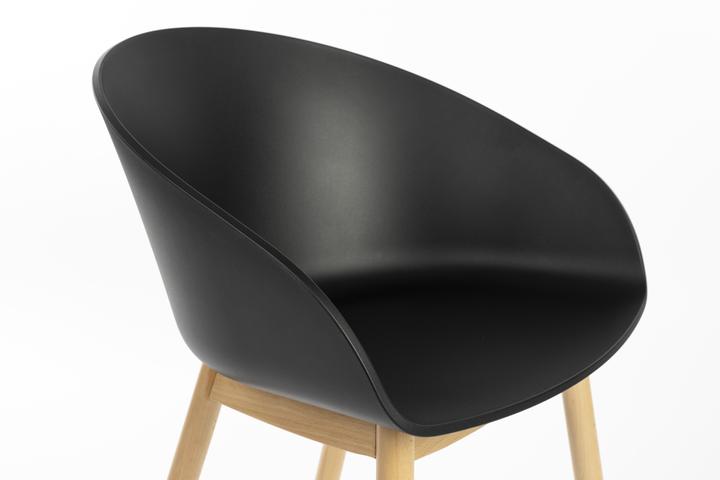 Produktbild Zuiver Armchair Void Oak Black