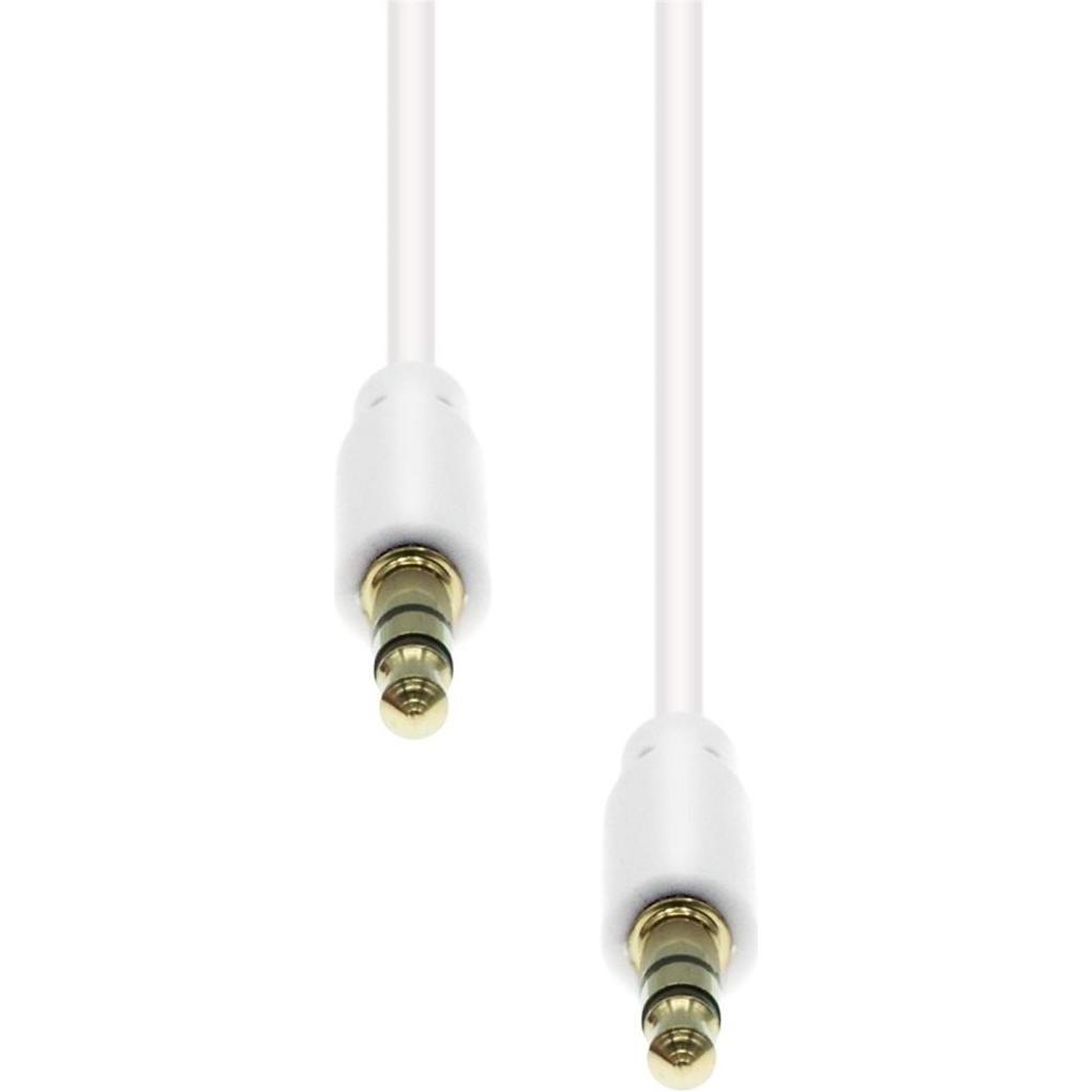 ProXtend Mini-Jack 3-Pin Slim Cable M-M White 3M (3 m), Audio Kabel