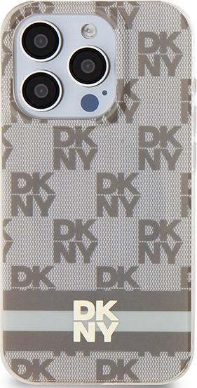 Produktbild DKNY DKHMP15LHCPTSE iPhone 15 Pro 6.1" beżowy/beige hardcase IML Checkered Mono Pattern & Printed St (Apple iPhone 15 Pro)