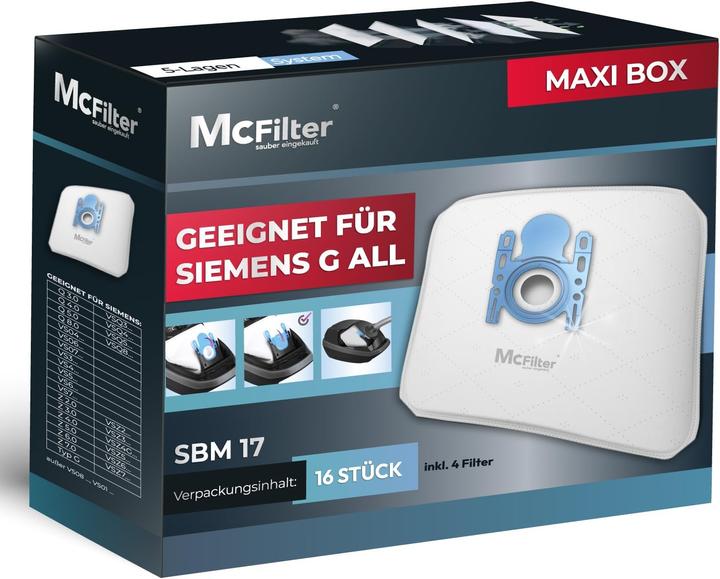 Actual product image Mc Filter Hoover bag set (16x)