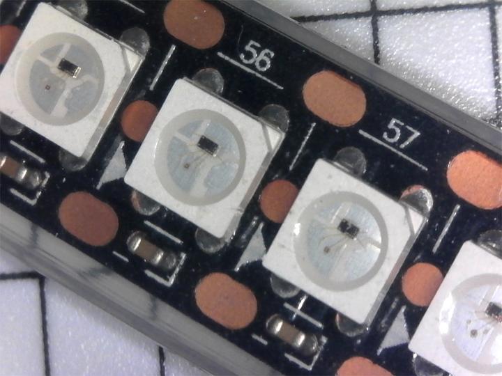 Immagine prodotto Play-Zone NeoPixel Striscia LED RGB digitale 144 LED 1M Nero PCB