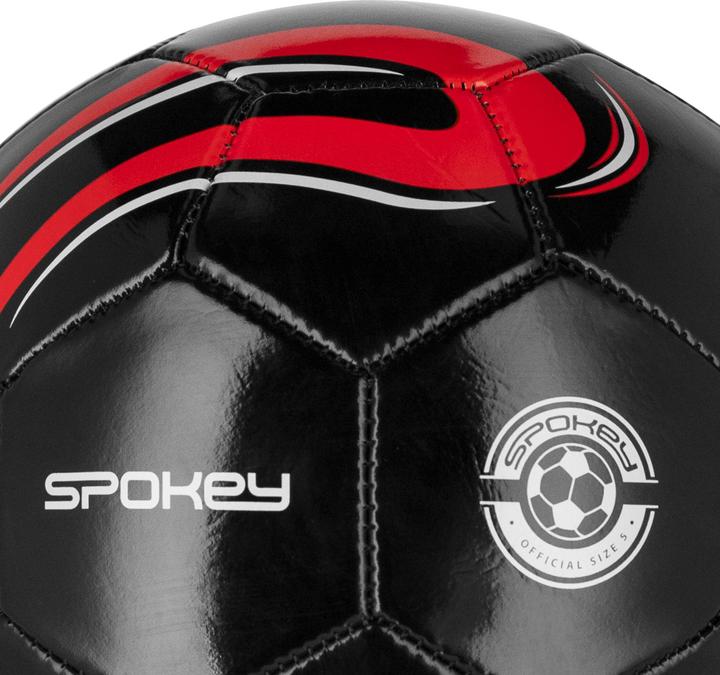 Produktbild Spokey Mercury Fussball schwarz und rot 942600 (5) (5)
