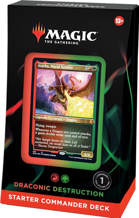 Actual product image Magic the Gathering Evergreen Starter Commander Deck First Flight 2022 - - EN (English, Commander)