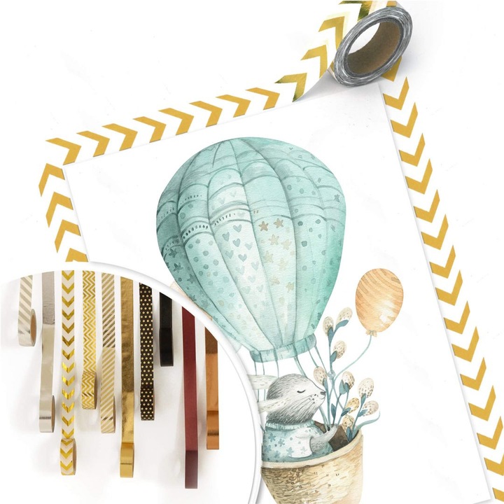 Actual product image Trenddeko Kvilis - Bunny in balloon (30 x 40 cm)