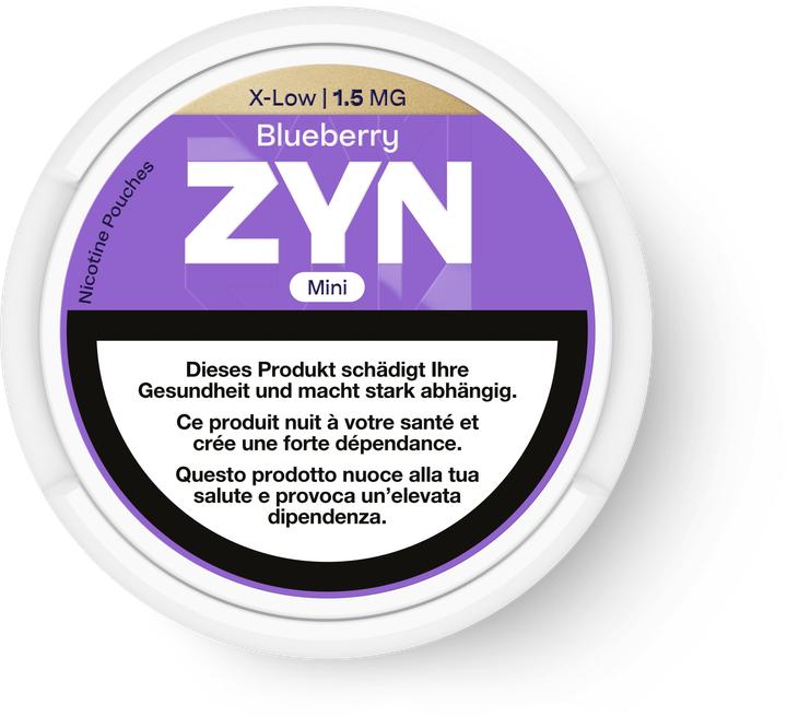 Produktbild Zyn Mini Blueberry (Nicotine Pouches, 1.50 mg)