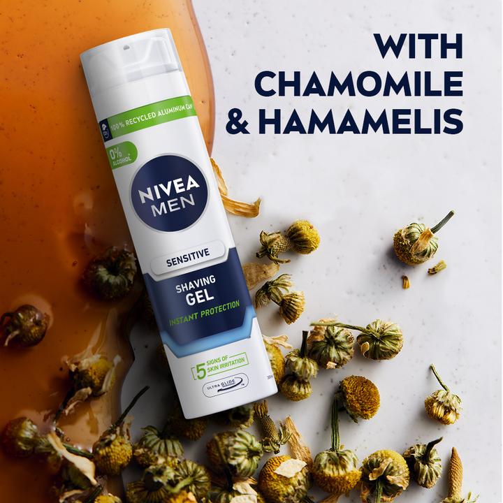 Actual product image NIVEA - Sensitive Shaving Gel - 200 ml (200 ml, Shaving gel)