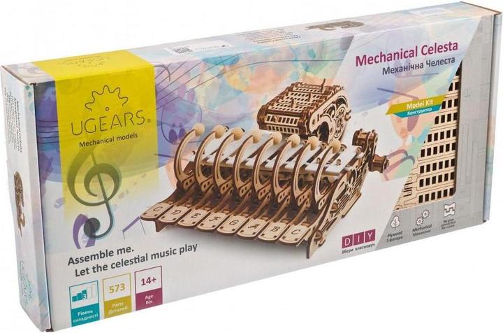Actual product image Ugears 70178 Mechanical Celesta
