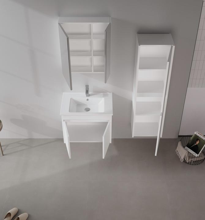 Produktbild Homitis Side 65 v2 Bathroom Cabinet With Sink & Mirror Set (2 Pieces)