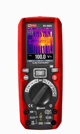 RS PRO RS-9889 Bluetooth Hand Multimeter, CAT III, CAT IV 1000V ac / 10A ac, 60MΩ (CAT III, CAT IV)