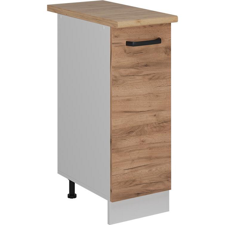 Vicco, Regal, Apothekerschrank R-Line, Goldkraft Eiche/Weiss, 30 cm AP Eiche