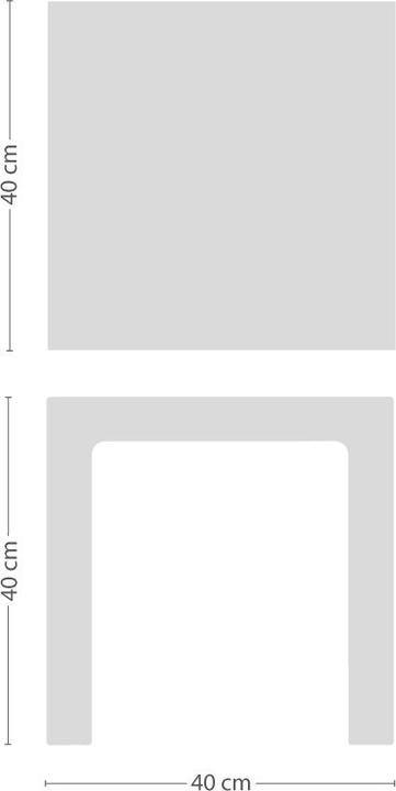 Actual product image Kartell Journi (40 x 40 x 40 cm)