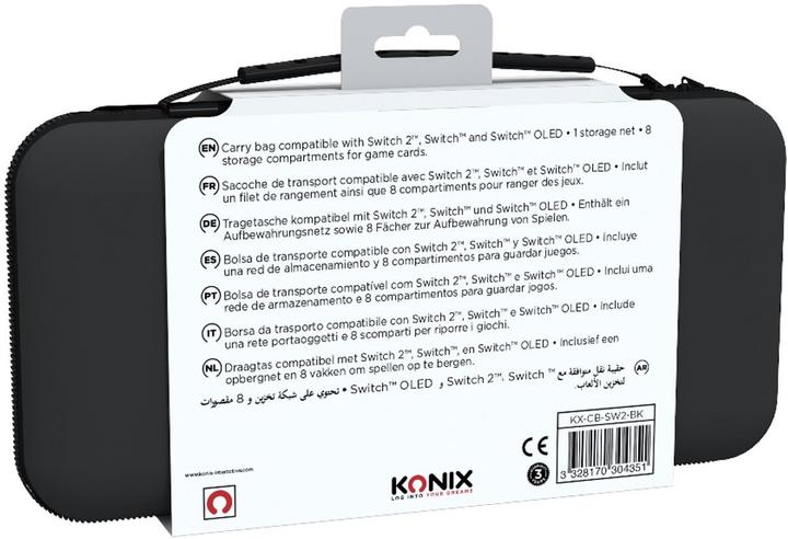 Actual product image Konix 61889000085 (Switch, Switch 2, Switch OLED)