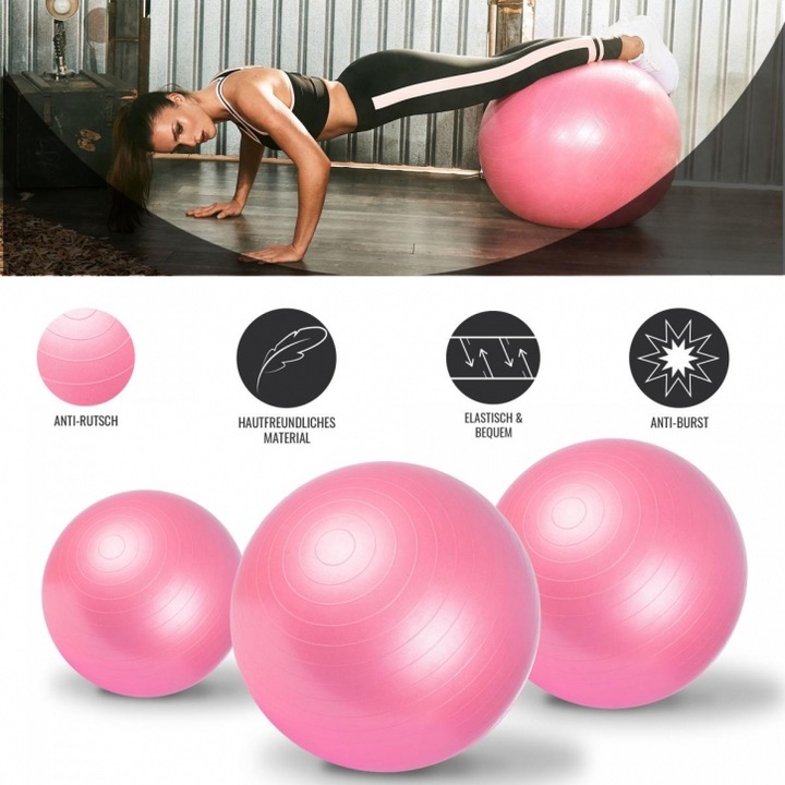 Immagine prodotto Gorilla Sports Palla da ginnastica 355 (65 cm)