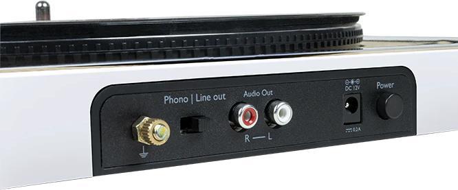 Actual product image Thomson TT301 - Record player - White (TT301) (Semi-automatic)