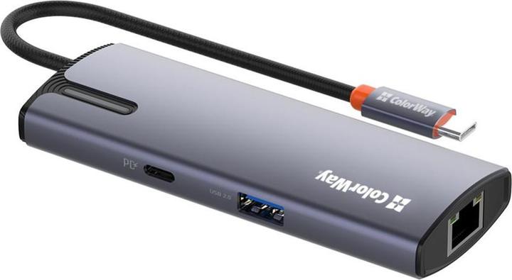 Produktbild Colorway Wireless headphones 6-in-1 Docking Station | CW-HUB03 | 100 W (USB-C, 7 Ports)