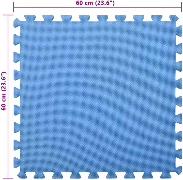 Produktbild vidaXL Rechteckige Matten (1 cm)