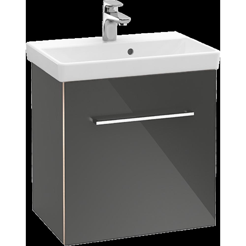 Villeroy & Boch, Armadietto lavabo, Avento Meuble sous lavabo, 1 porte, charnières à droite, 530x514x384mm, poignée (53 x 38.40 x 57.40 cm)
