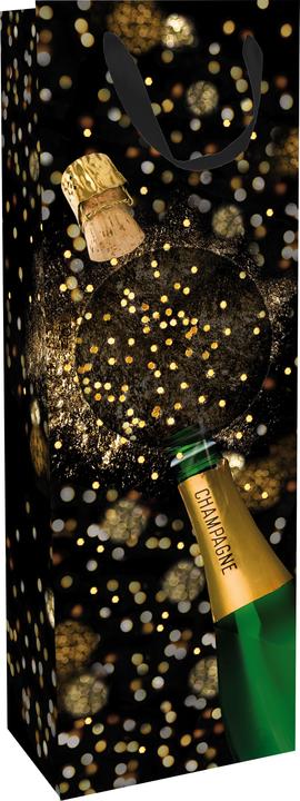 Produktbild Braun + Company Flaschentasche Champagner 12 x 37 x 8 cm (Geschenktüte, 1 x)