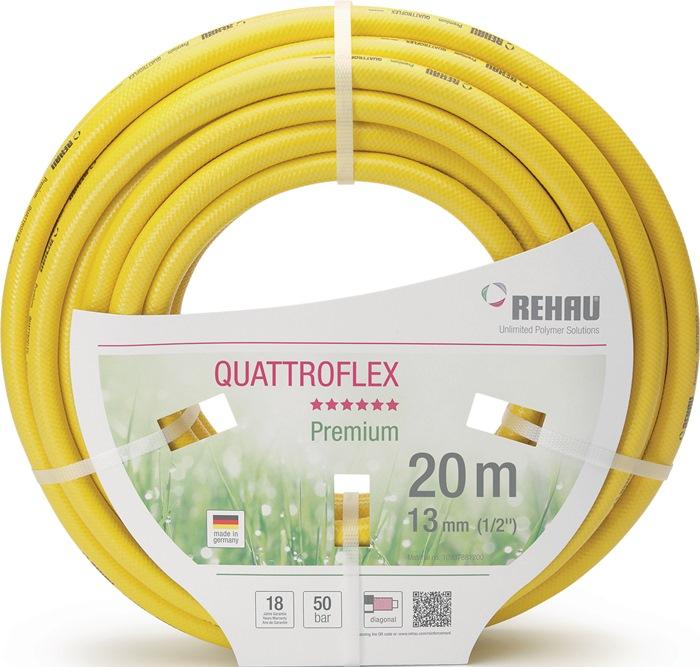 Rehau Tuyau d'eau Quattroflex longueur 25 m ( 4000000751 ) (25 m, 13 mm)