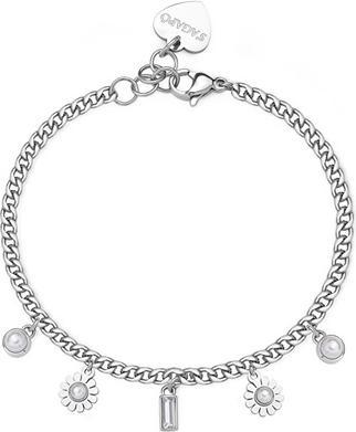 Sagapo S'Agapo Decent Steel Bracelet With Message Ssg31 Charms