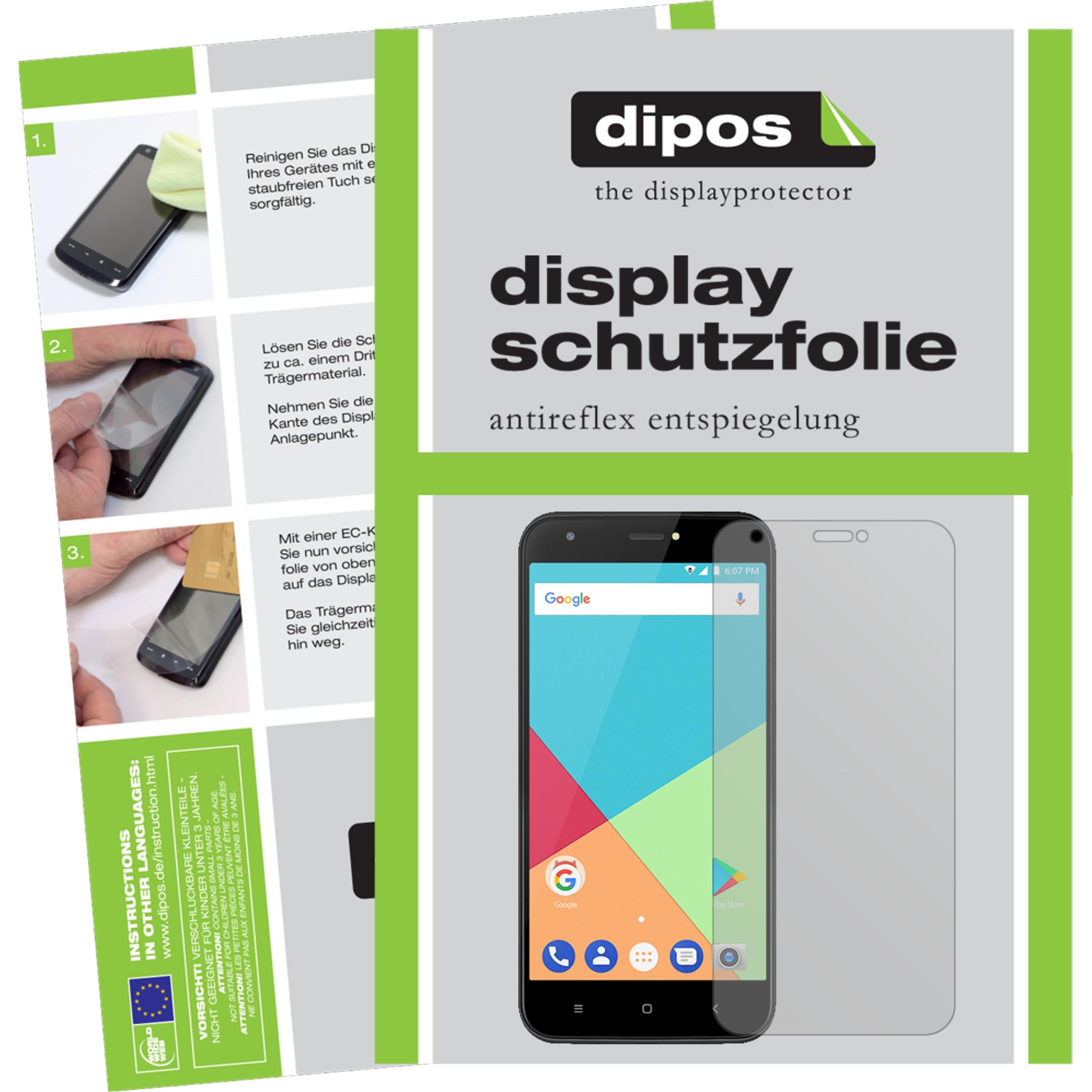 Dipos Displayschutzfolie Antireflex (5 Stück, Ulefone S7), Smartphone Schutzfolie, Transparent