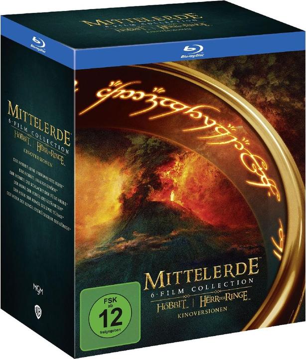 Magni Mittelerde 6-Film-Collection-Kinoversionen (Blu-ray, 2023, Deutsch, Englisch)