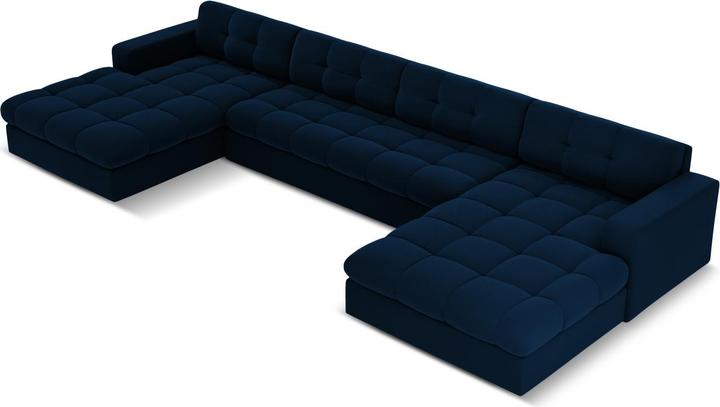 Immagine prodotto CXL by Christian Lacroix Divano panoramico in velluto, "Yohan", 5 posti, 294x160x72 Realizzato in Europa (Divani componibili)