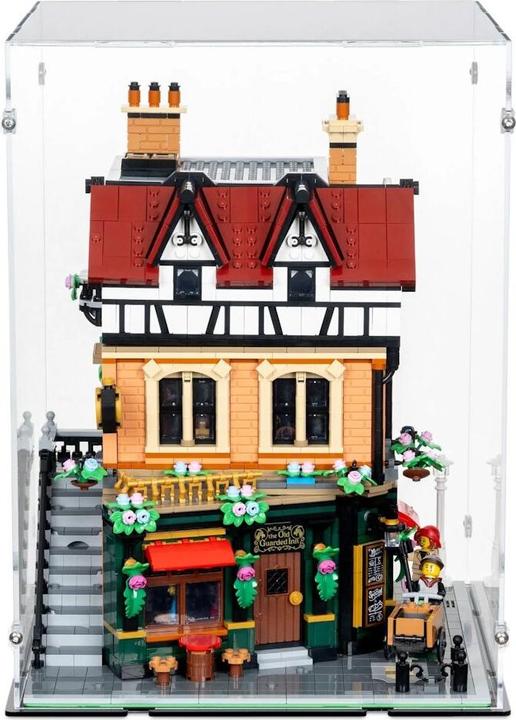 Immagine prodotto iDisplayit Display in acrilico per LEGO® 10350 Edificio Tudor (con fondo nero)