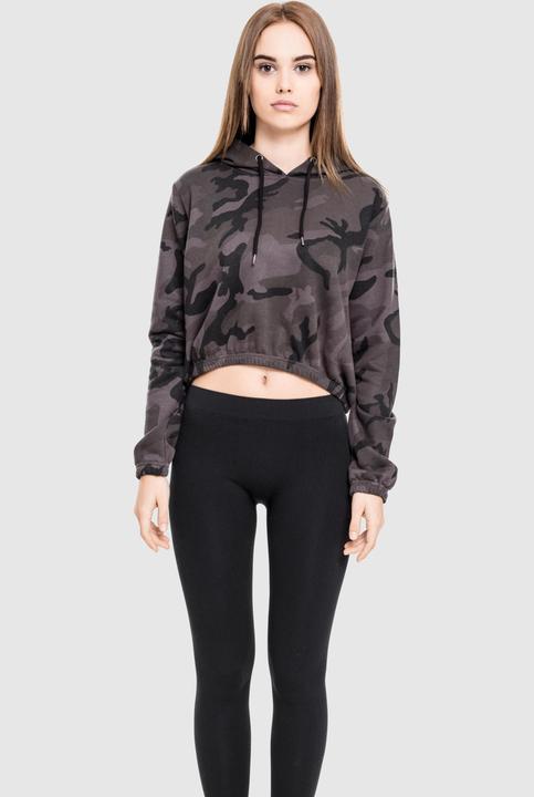 Immagine prodotto Urban Classics Felpa con cappuccio mimetica da donna (XS)