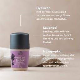 Produktbild Urtekram Deocreme Tune In Lavender (Roll-on, 50 ml)