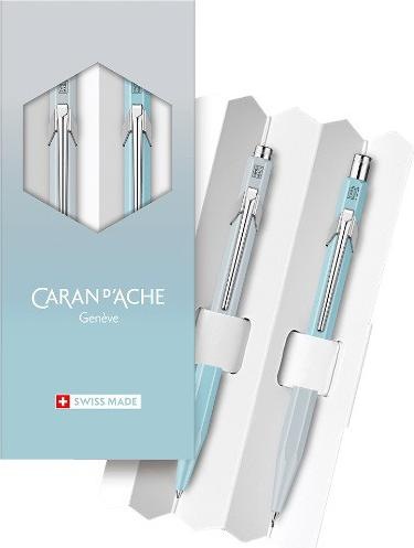 Actual product image Caran d'Ache 849 Set Blue Lagoon Sonderedition (Polar blue, Frost grey, 2 x)