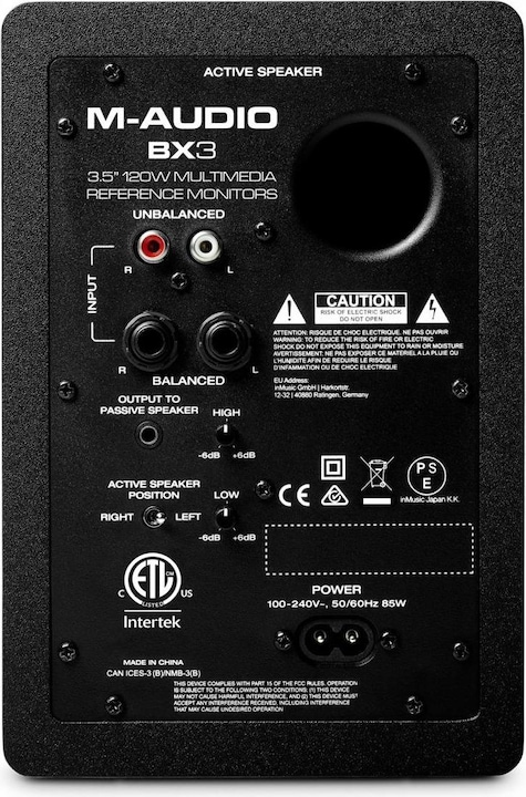 Image du produit M-Audio BX3 (Actif, Couples, 2x 25 W)