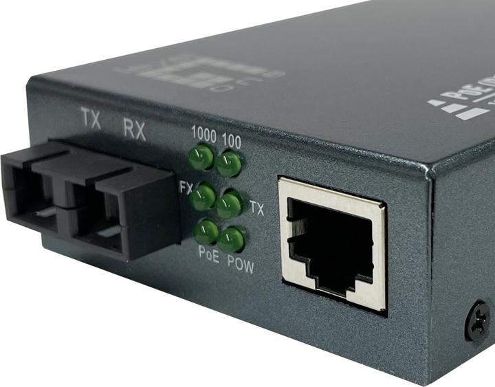 Actual product image LevelOne Converter GVT-2013 10/100/1000T>RJ45 to PSE (Media converter)
