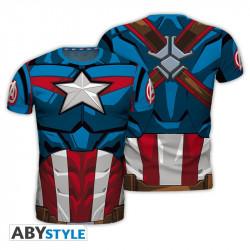 Image du produit ABYstyle MARVEL - T-Shirt COSPLAY - Captain America (S) (S)