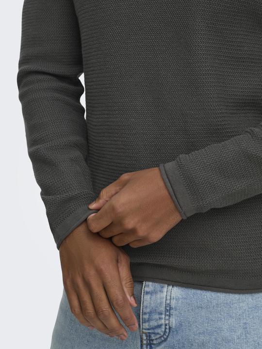Immagine prodotto Only & Sons Normal geschnitten Rundhalsausschnitt Pullover Strickpullover (M)