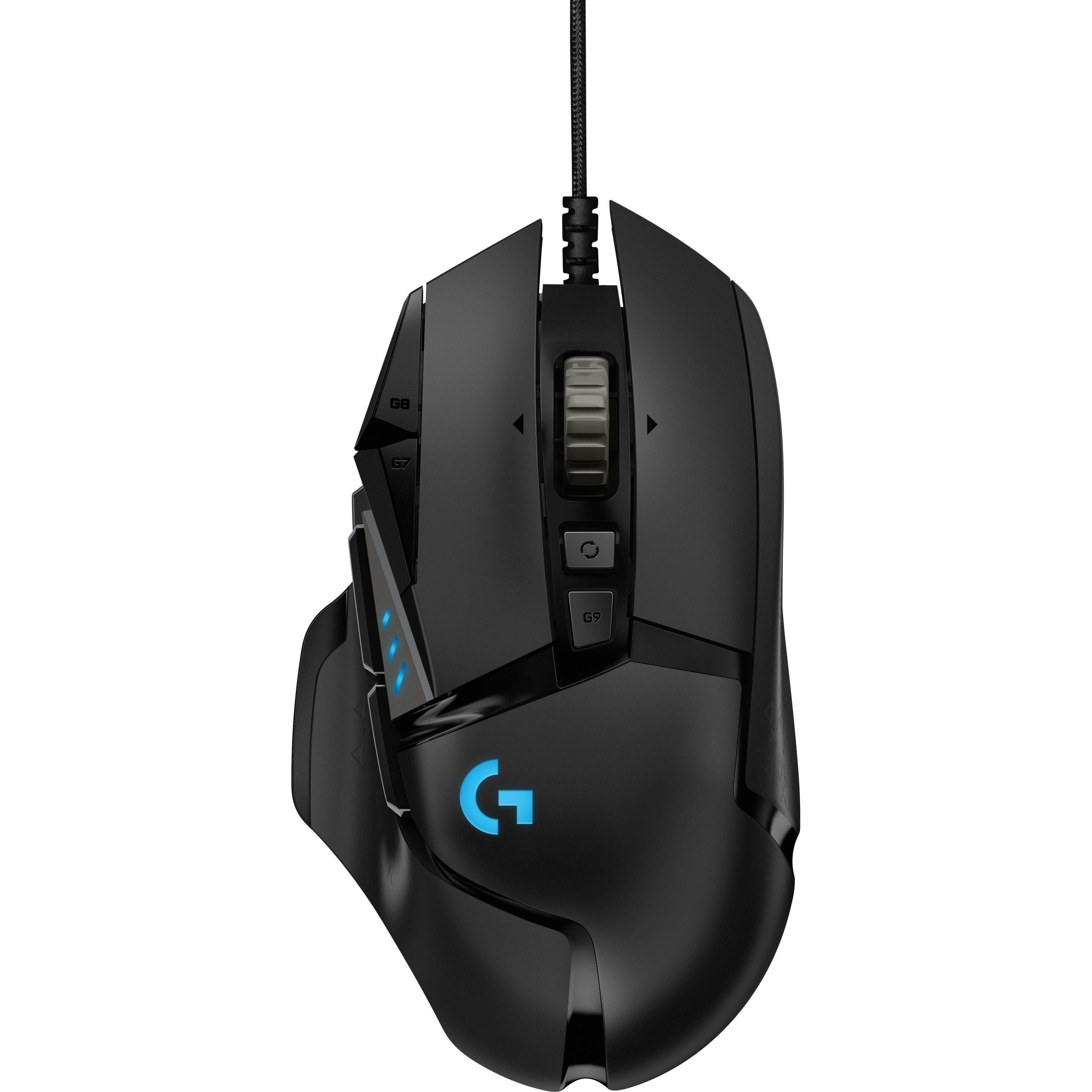 Logitech G G502 Hero (Cablato), Mouse, Nero